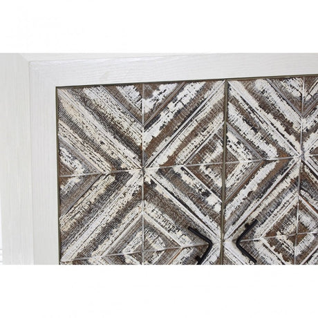 Lombok 2 Door Cabinet, Fir Wood, Grey