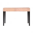 Tuskin Earl Console Table, Wood, Mirrored Glass, Gold
