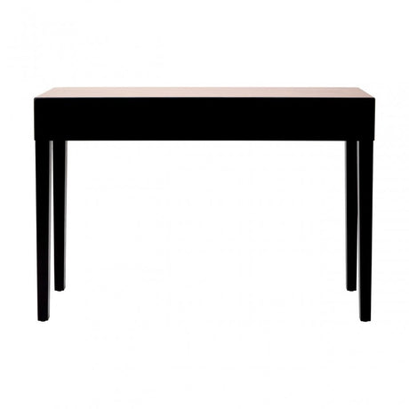 Tuskin Earl Console Table, Wood, Mirrored Glass, Gold