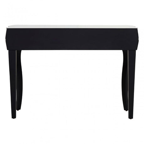 Soho Smoke Glass Console Table, Wood, Mirrored Glass, Wood, Silver