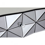 Soho Smoke Glass Console Table, Wood, Mirrored Glass, Wood, Silver