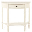 Legacy 1 Drawer Antique White Console Table, Wood, Pine Wood, White