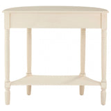 Legacy 1 Drawer Antique White Console Table, Wood, Pine Wood, White