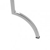 Sudia Console Table, Mirrored Glass, Stainless Steel