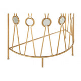 Faiza Set of 2 X-Design Console Tables, Glass