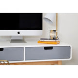 Danny Console Table, Wood, Pine Wood, White