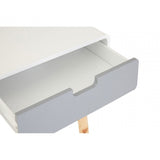 Danny Console Table, Wood, Pine Wood, White