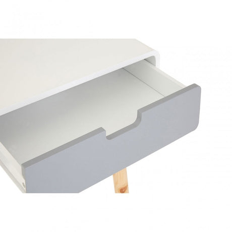 Danny Console Table, Wood, Pine Wood, White