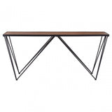Ranch Foundry Style Console Table, Fir Wood