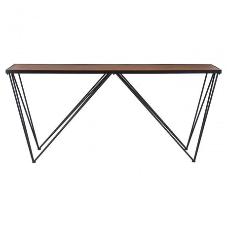 Ranch Foundry Style Console Table, Fir Wood