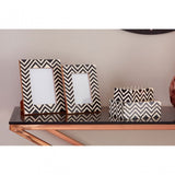 Criss Cross Console Table, Stainless Steel, Glass