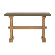 Pompeii Wooden Console Table, Fir Wood, Grey