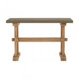 Pompeii Wooden Console Table, Fir Wood, Grey