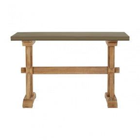 Pompeii Wooden Console Table, Fir Wood, Grey