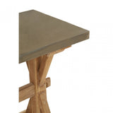 Pompeii Wooden Console Table, Fir Wood, Grey