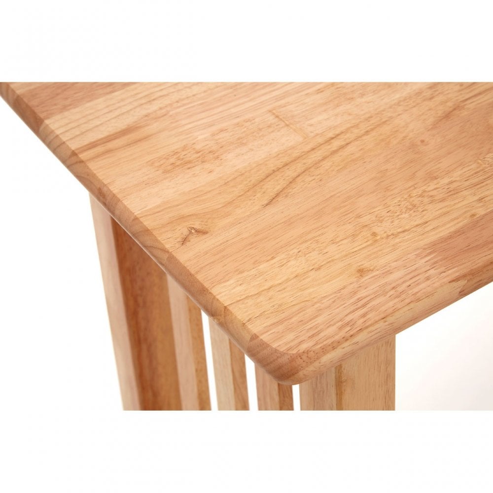 Rectangular Console Table, Rubberwood, Natural