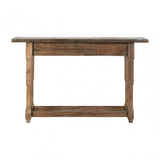 Elementary Console Table, Wood, Natural