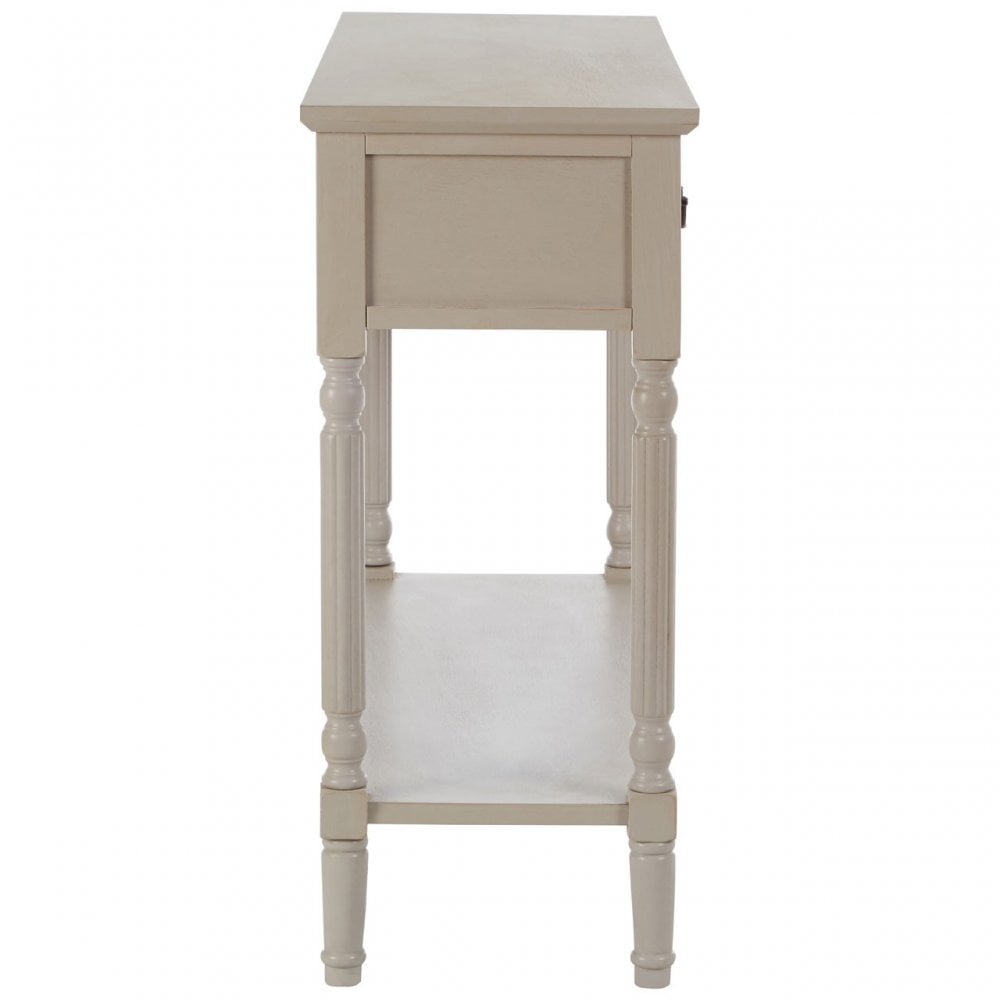 Legacy 3 Drawer Console Table, Wood, Grey