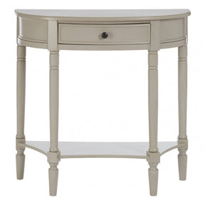 Legacy Single Drawer Console Table, Wood, Pine Wood, Grey