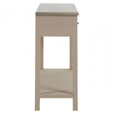 Hatton 3 Drawer Console Table, Fir Wood, Natural