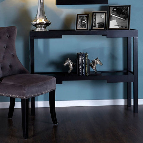 Osaka Console Table, Wood, Black