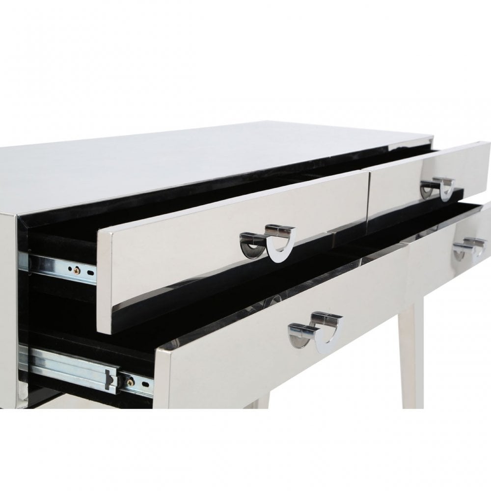 Enrich Console Table, Stainless Steel, Silver