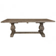 Lovina Dining Table, Recycled Pine Wood, Brown