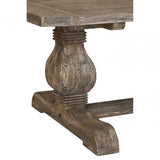 Lovina Dining Table, Recycled Pine Wood, Brown