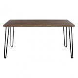 Borough Dining Table, Wood, Paper Veneer, Natural