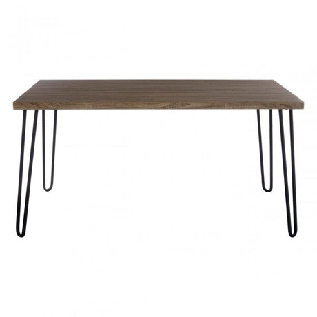Borough Dining Table, Wood, Paper Veneer, Natural