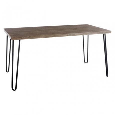 Borough Dining Table, Wood, Paper Veneer, Natural