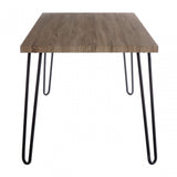 Borough Dining Table, Wood, Paper Veneer, Natural