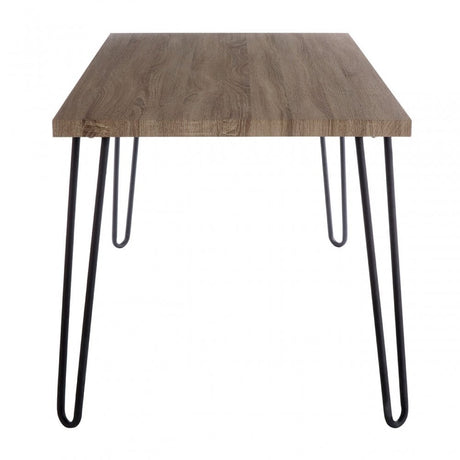 Borough Dining Table, Wood, Paper Veneer, Natural