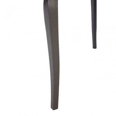 Charles Dark Grey Dining Table, Bayur Wood, Oak Veneer, Grey