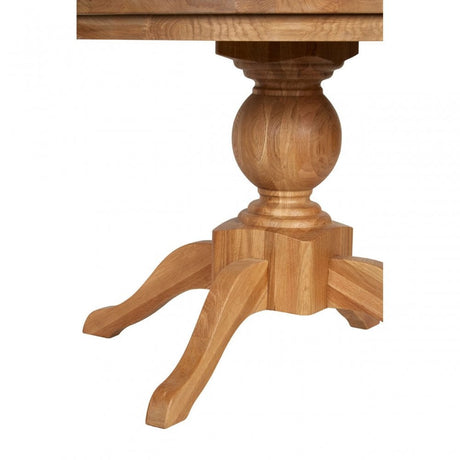 Brisbane Weathered Dining Table, Oak Wood, Brown