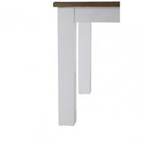 Townhouse Oak Top / White Dining Table, Oak Wood, Birchwood, White