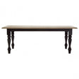 Tuskin Dining Table, Oak Wood, Veneer, Birchwood, Black