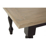 Tuskin Dining Table, Oak Wood, Veneer, Birchwood, Black