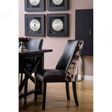 Brisbane Dining Table, Oak Wood, Black