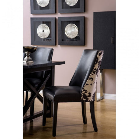 Brisbane Dining Table, Oak Wood, Black