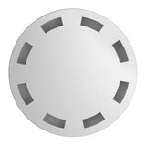 Arcea Illuminated Wall Mirror, Aluminium, Glass