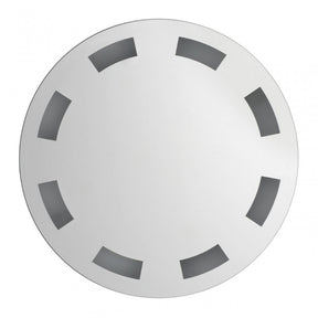 Arcea Illuminated Wall Mirror, Aluminium, Glass