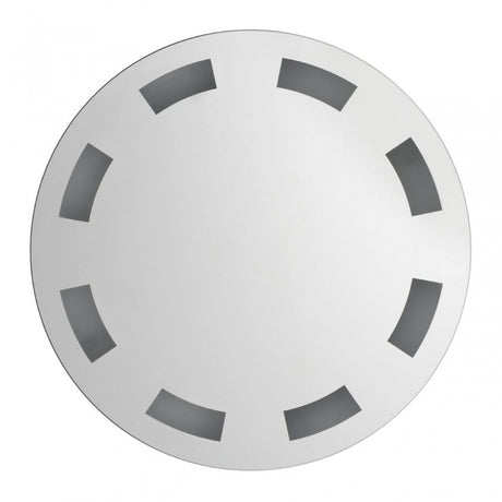 Arcea Illuminated Wall Mirror, Aluminium, Glass