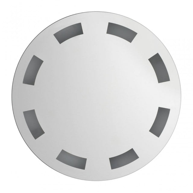 Arcea Illuminated Wall Mirror, Aluminium, Glass