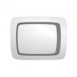 Wardell Illuminated Wall Mirror, Aluminium, Glass