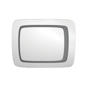 Wardell Illuminated Wall Mirror, Aluminium, Glass