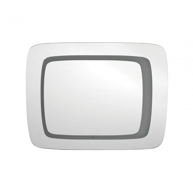 Wardell Illuminated Wall Mirror, Aluminium, Glass