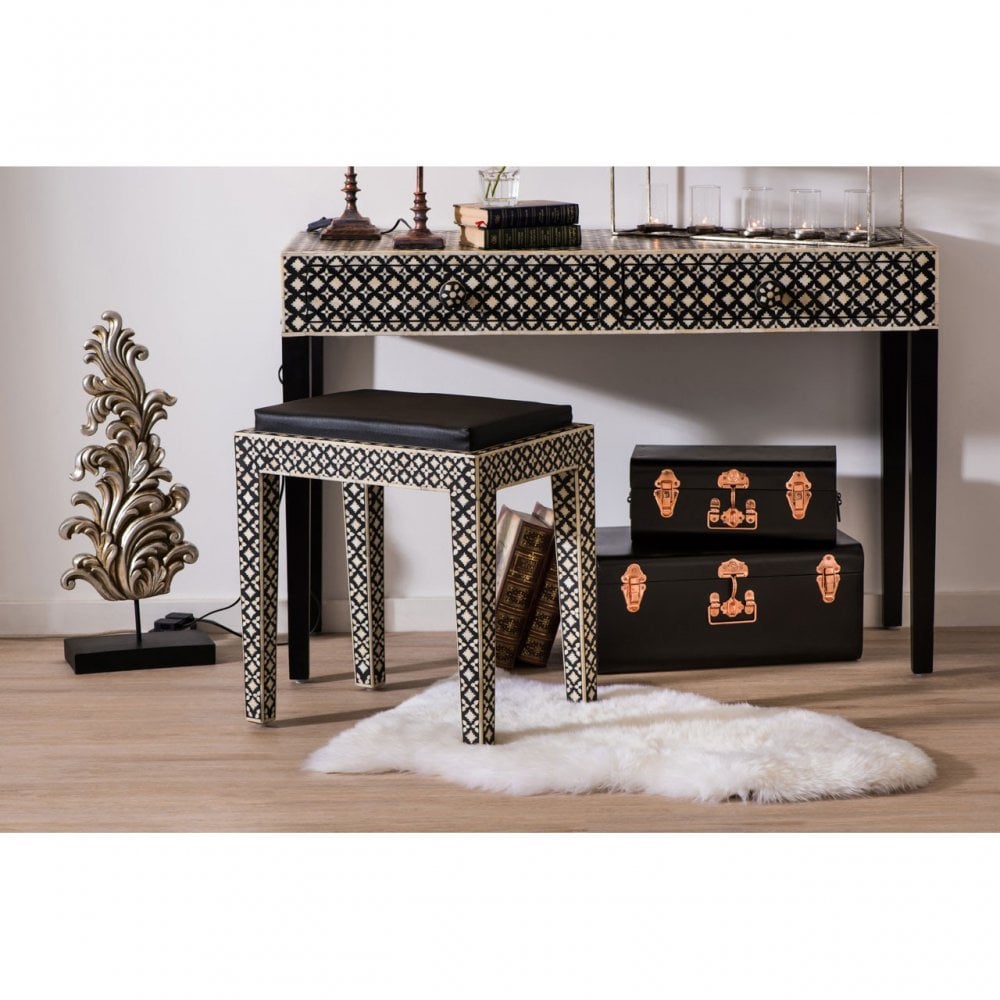 Wulah Console Table, Mother of Pearl, Wood