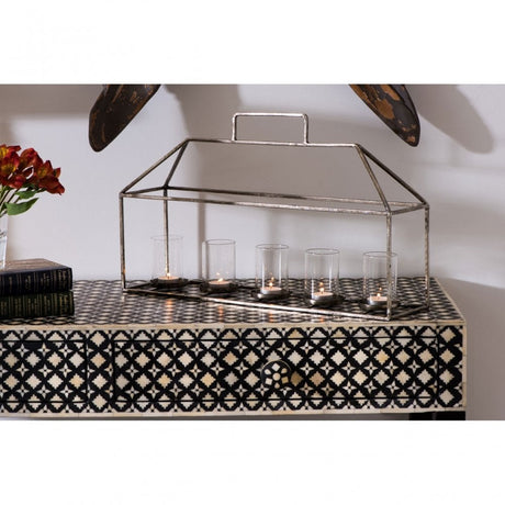 Wulah Console Table, Mother of Pearl, Wood