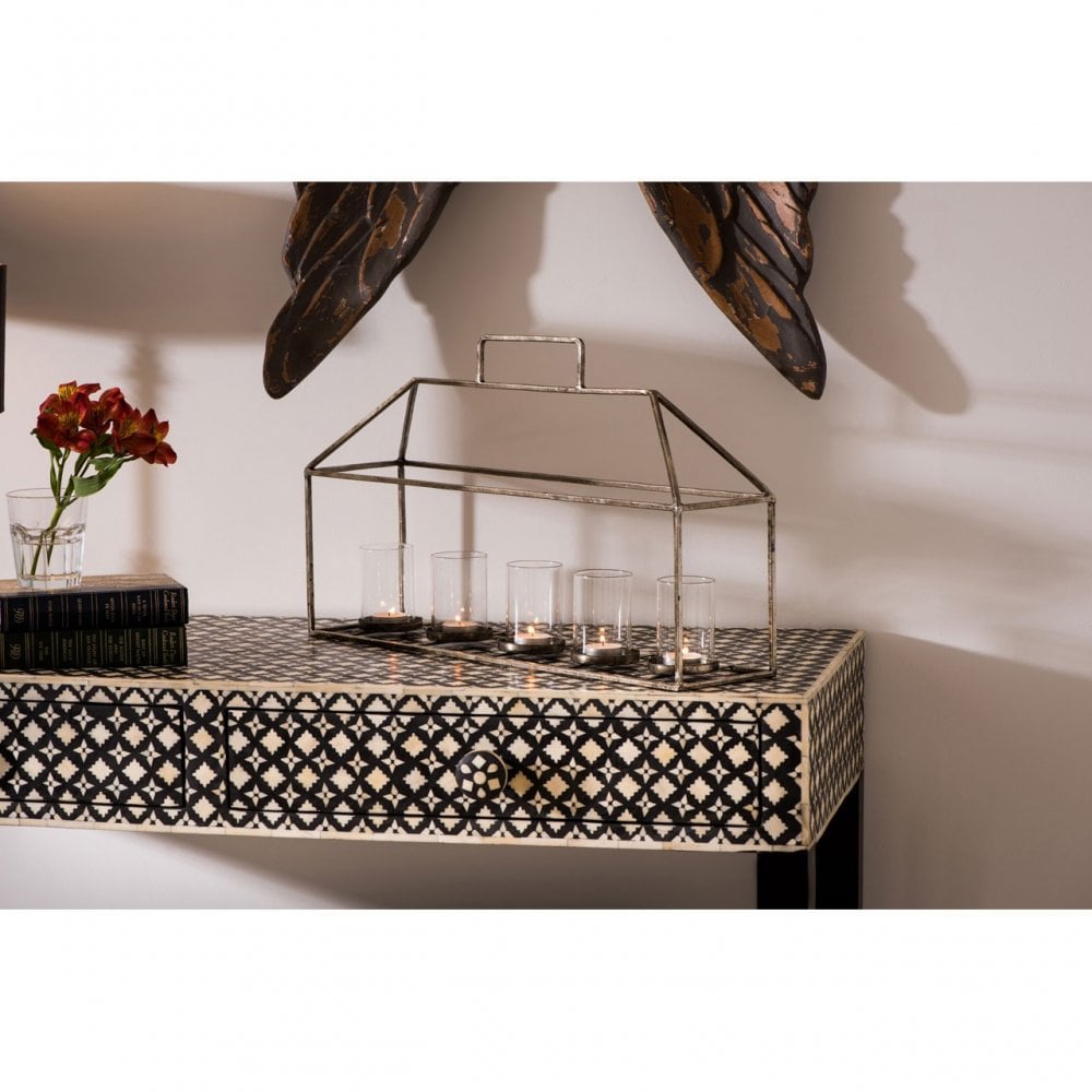 Wulah Console Table, Mother of Pearl, Wood